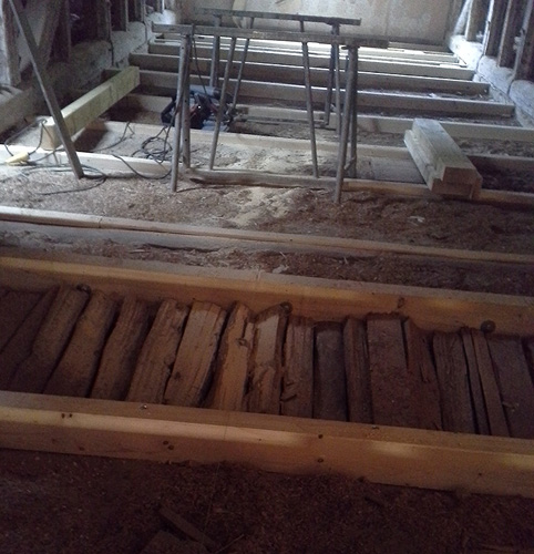 Fachwerksanierung Gemeindehaus Halenbeck